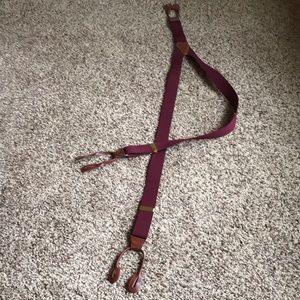 Maroon Suspenders